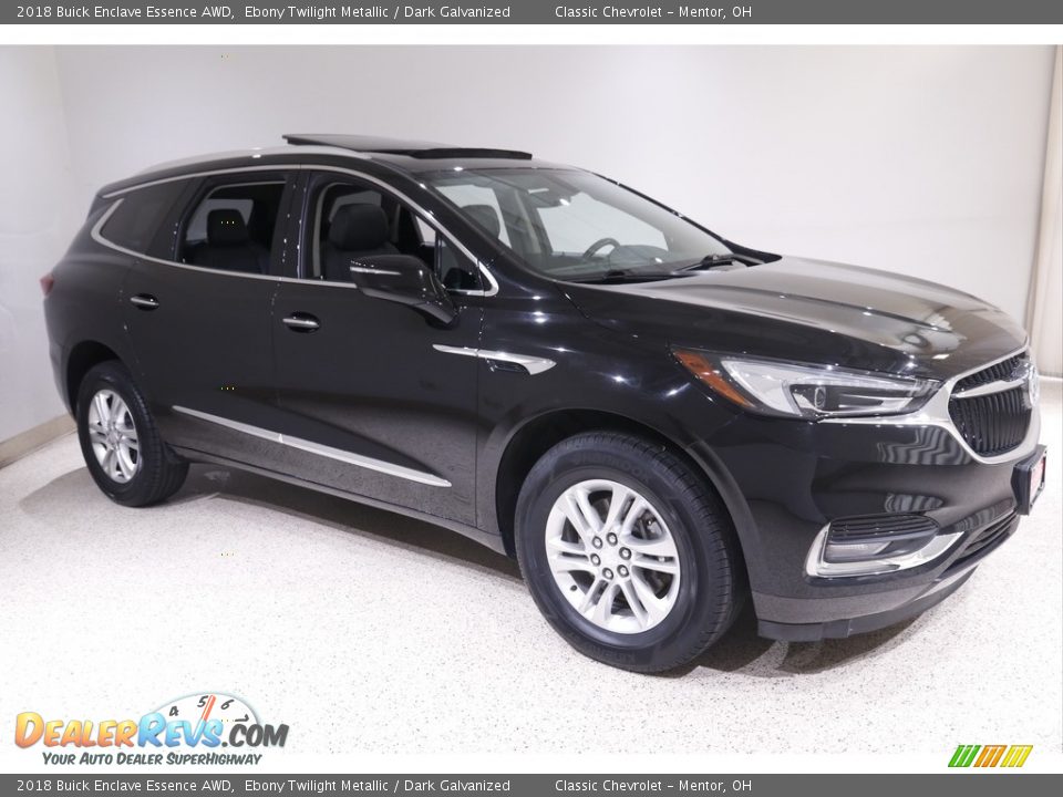 2018 Buick Enclave Essence AWD Ebony Twilight Metallic / Dark Galvanized Photo #1