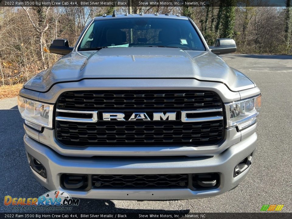 2022 Ram 3500 Big Horn Crew Cab 4x4 Billet Silver Metallic / Black Photo #3