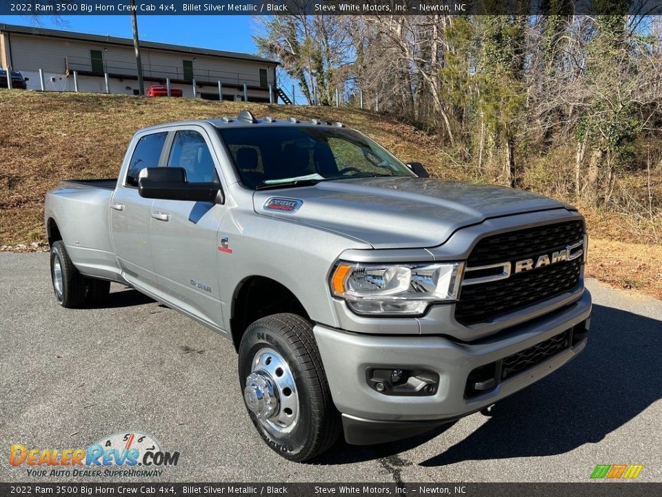 2022 Ram 3500 Big Horn Crew Cab 4x4 Billet Silver Metallic / Black Photo #4