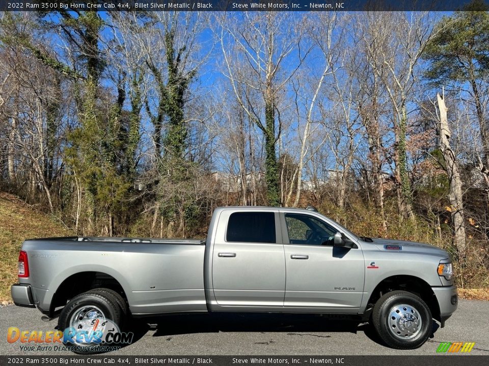 2022 Ram 3500 Big Horn Crew Cab 4x4 Billet Silver Metallic / Black Photo #5