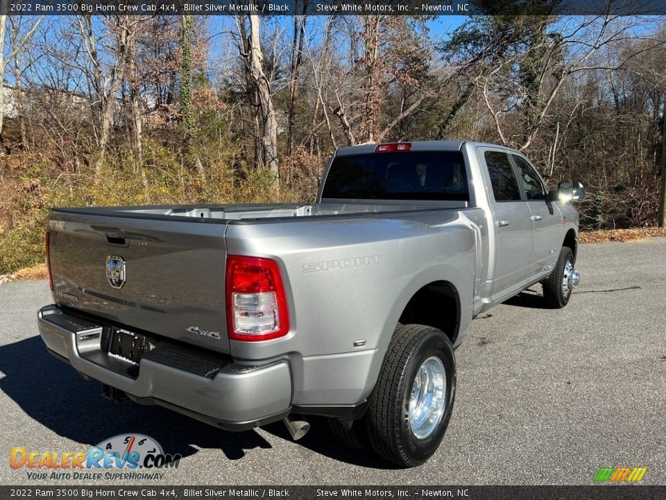 2022 Ram 3500 Big Horn Crew Cab 4x4 Billet Silver Metallic / Black Photo #6