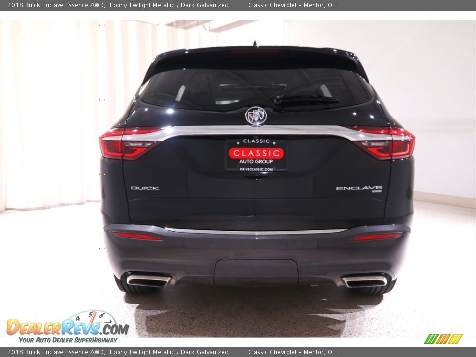 2018 Buick Enclave Essence AWD Ebony Twilight Metallic / Dark Galvanized Photo #20