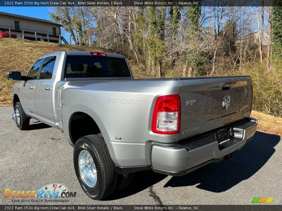 2022 Ram 3500 Big Horn Crew Cab 4x4 Billet Silver Metallic / Black Photo #9