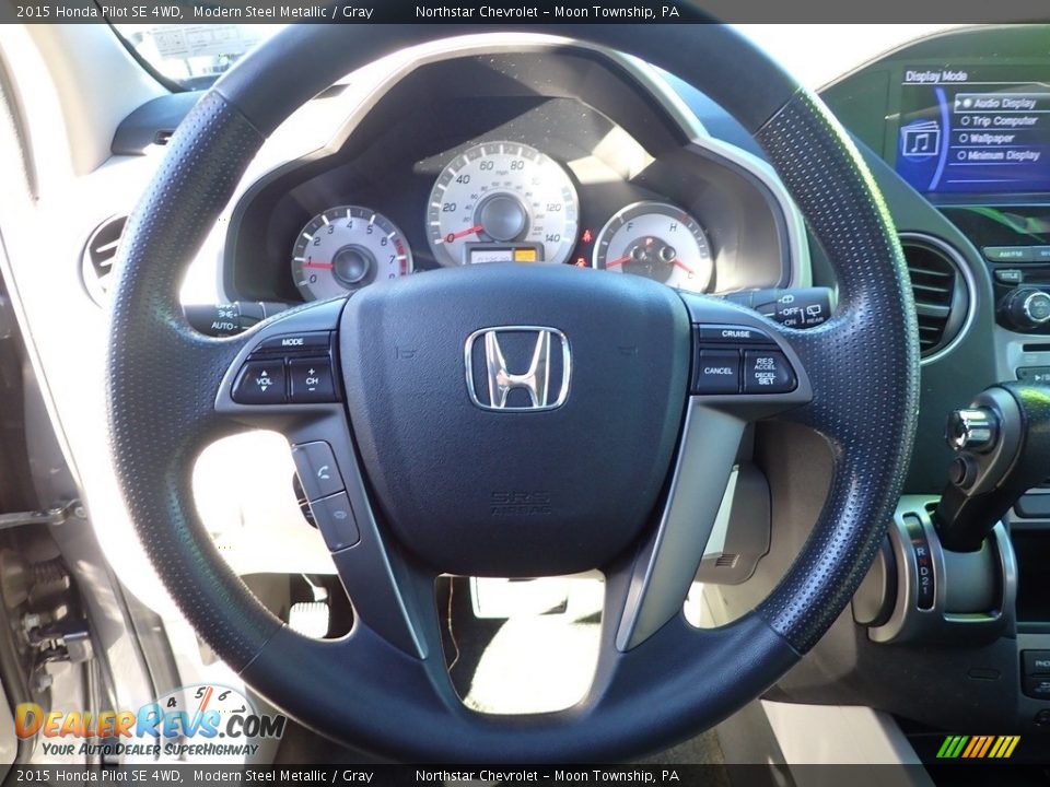 2015 Honda Pilot SE 4WD Steering Wheel Photo #24