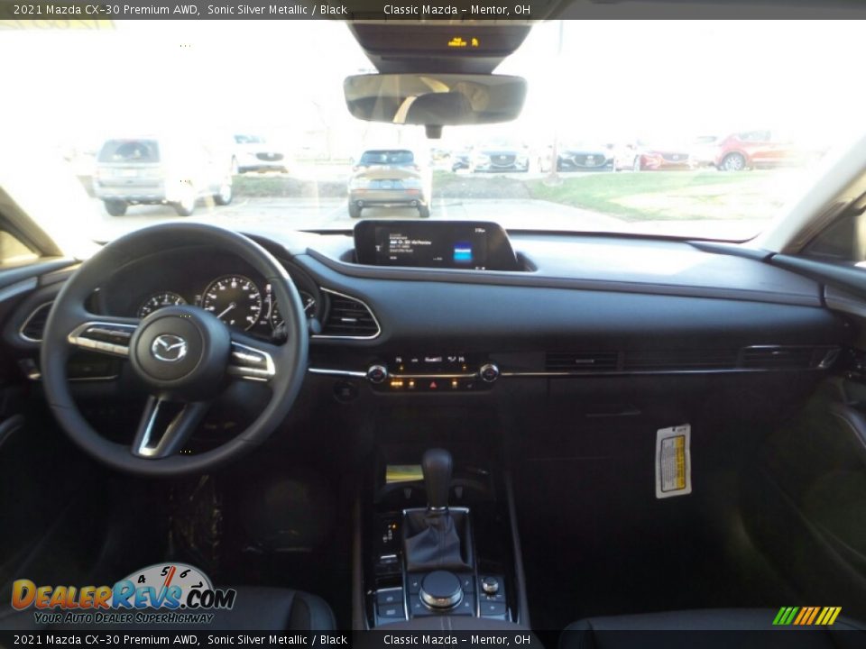 2021 Mazda CX-30 Premium AWD Sonic Silver Metallic / Black Photo #3