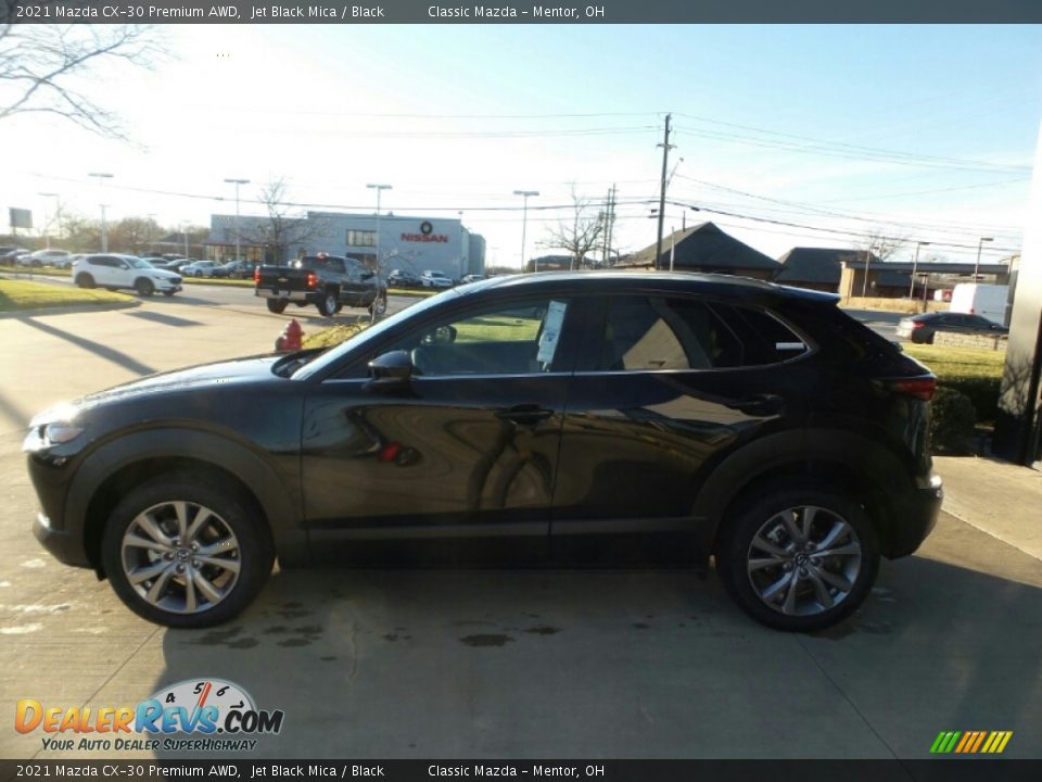 2021 Mazda CX-30 Premium AWD Jet Black Mica / Black Photo #6