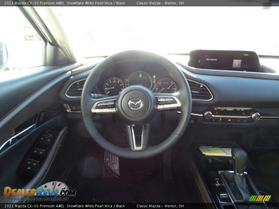 2021 Mazda CX-30 Premium AWD Snowflake White Pearl Mica / Black Photo #4
