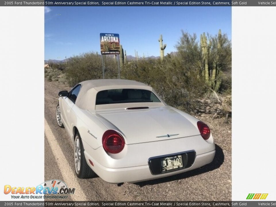 2005 Ford Thunderbird 50th Anniversary Special Edition Special Edition Cashmere Tri-Coat Metallic / Special Edition Stone, Cashmere, Soft Gold Photo #7