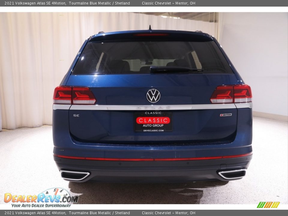 2021 Volkswagen Atlas SE 4Motion Tourmaline Blue Metallic / Shetland Photo #19