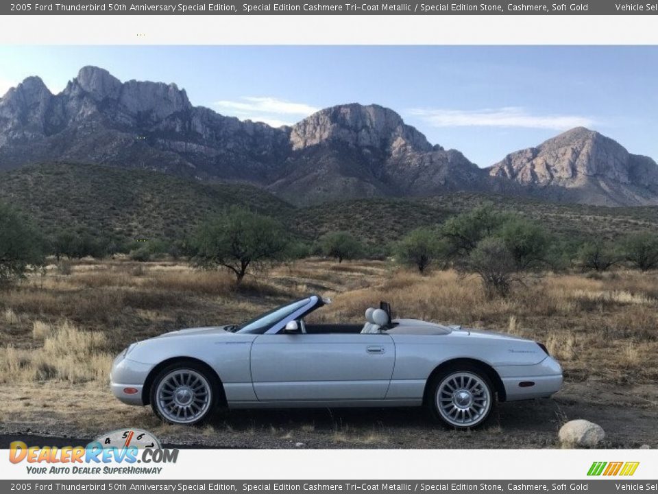 2005 Ford Thunderbird 50th Anniversary Special Edition Special Edition Cashmere Tri-Coat Metallic / Special Edition Stone, Cashmere, Soft Gold Photo #11