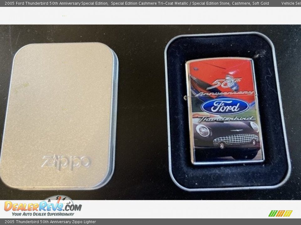 2005 Thunderbird 50th Anniversary Zippo Lighter - 2005 Ford Thunderbird