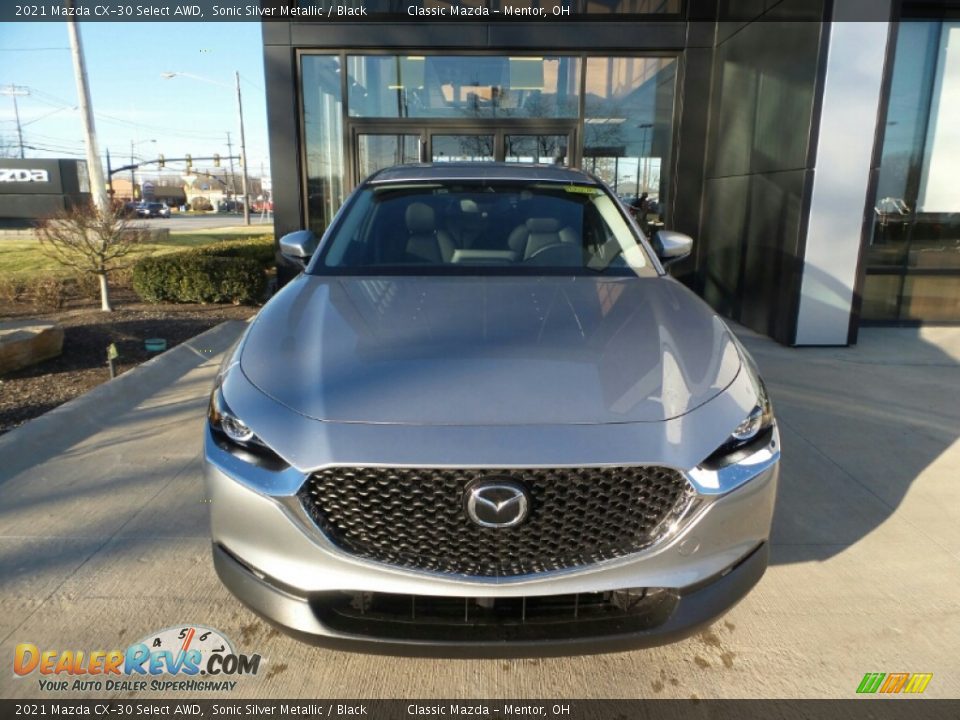 2021 Mazda CX-30 Select AWD Sonic Silver Metallic / Black Photo #2