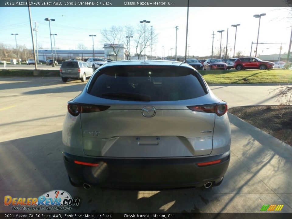 2021 Mazda CX-30 Select AWD Sonic Silver Metallic / Black Photo #5