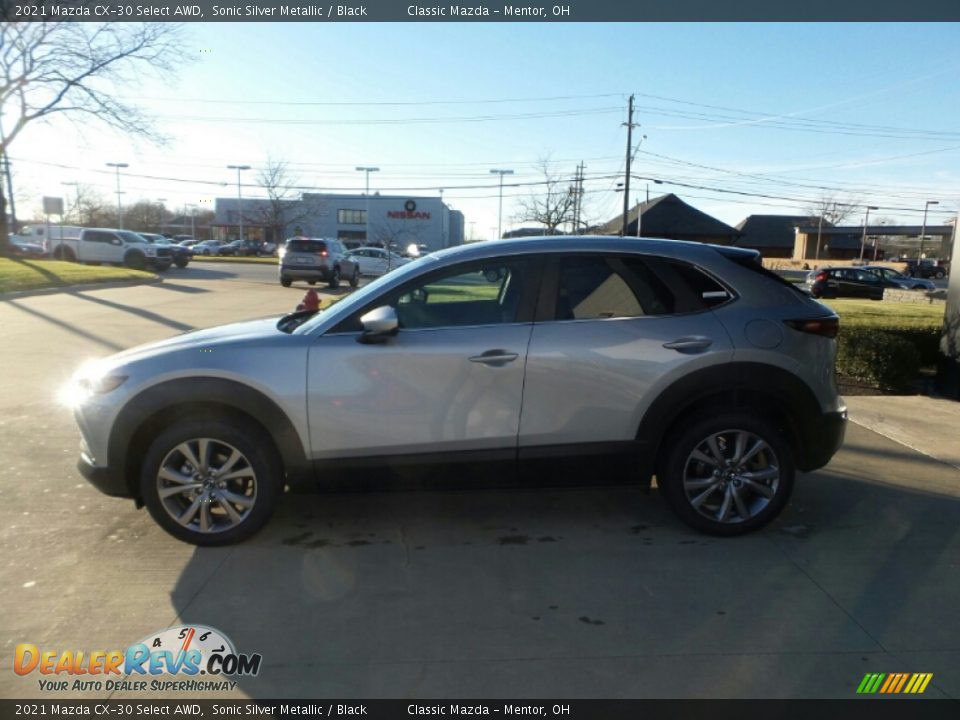 2021 Mazda CX-30 Select AWD Sonic Silver Metallic / Black Photo #6