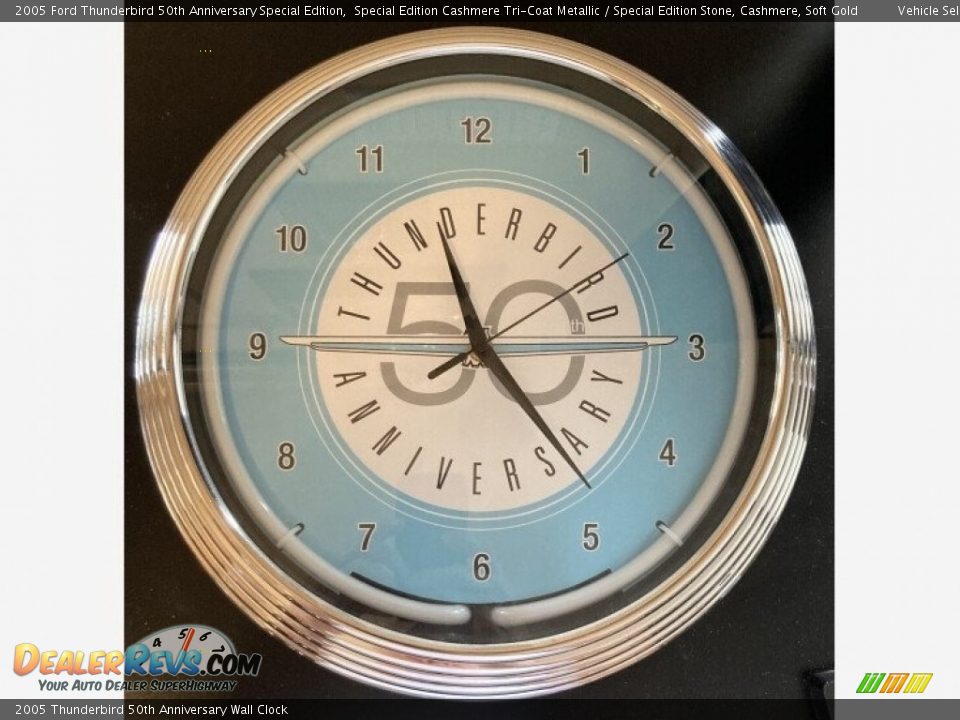 2005 Thunderbird 50th Anniversary Wall Clock - 2005 Ford Thunderbird