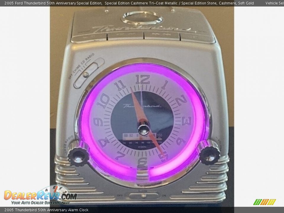 2005 Thunderbird 50th Anniversary Alarm Clock - 2005 Ford Thunderbird