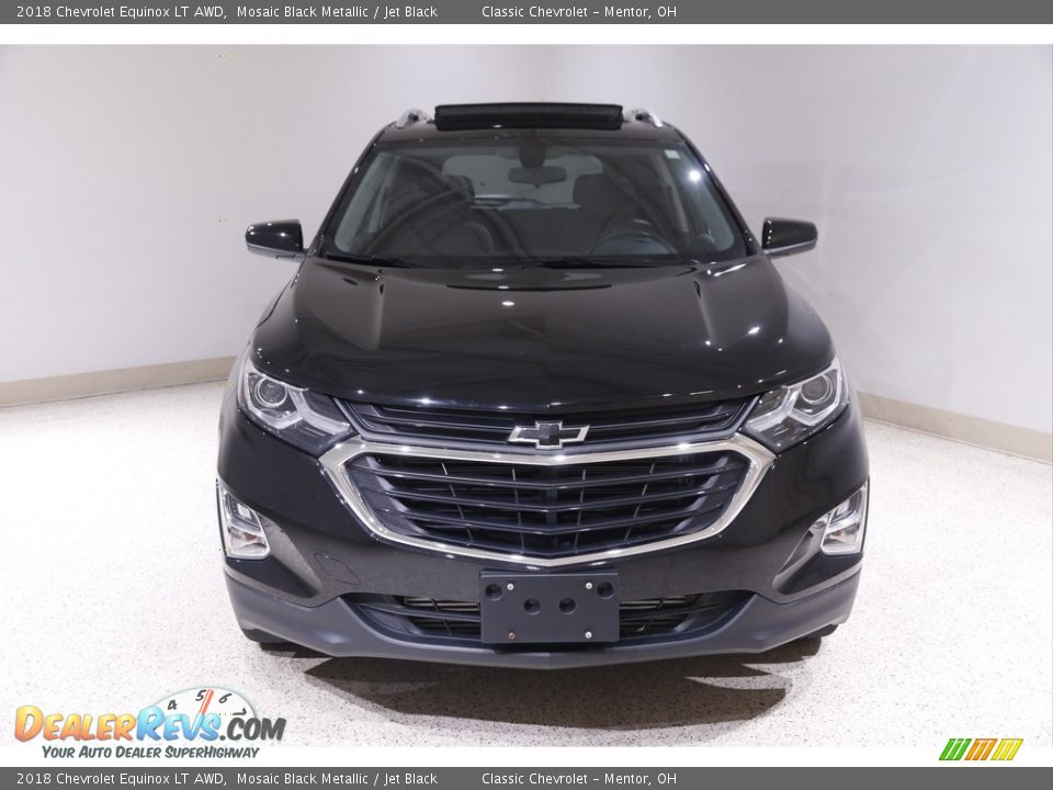 2018 Chevrolet Equinox LT AWD Mosaic Black Metallic / Jet Black Photo #2