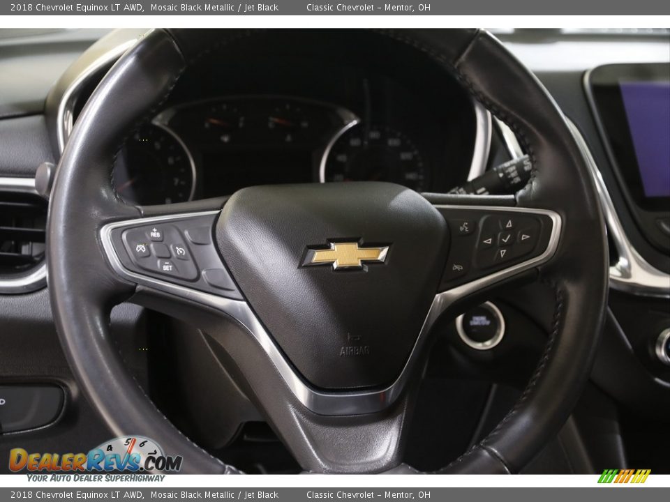 2018 Chevrolet Equinox LT AWD Mosaic Black Metallic / Jet Black Photo #7