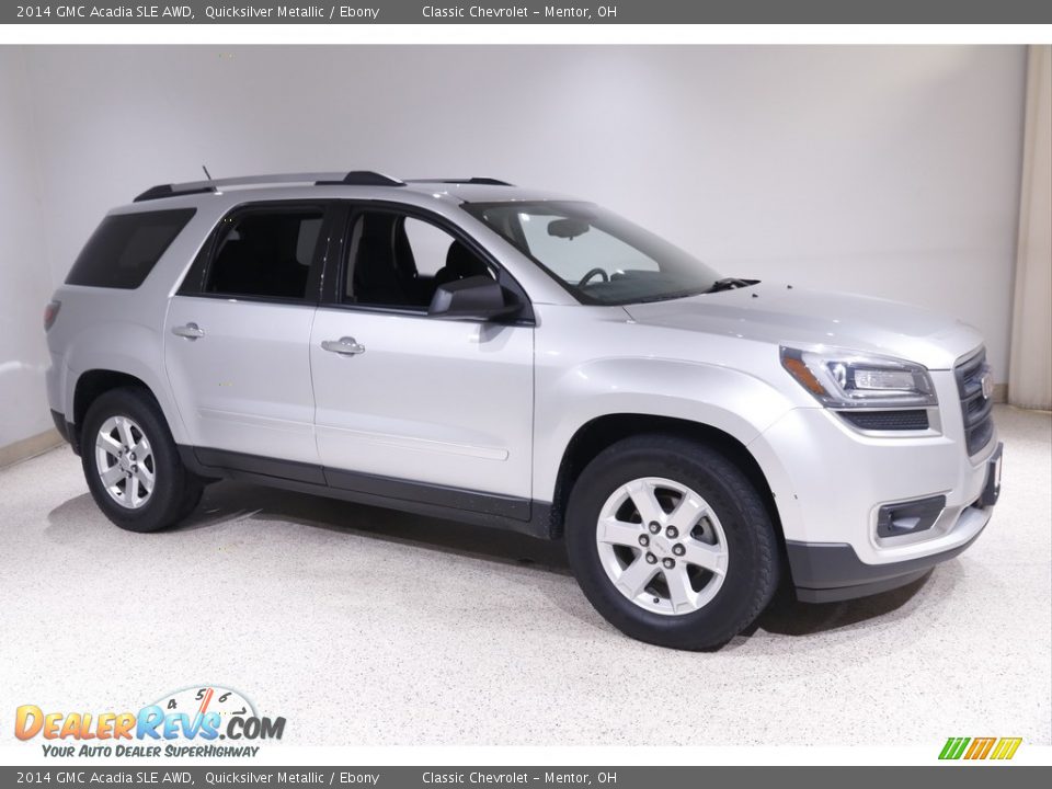 2014 GMC Acadia SLE AWD Quicksilver Metallic / Ebony Photo #1