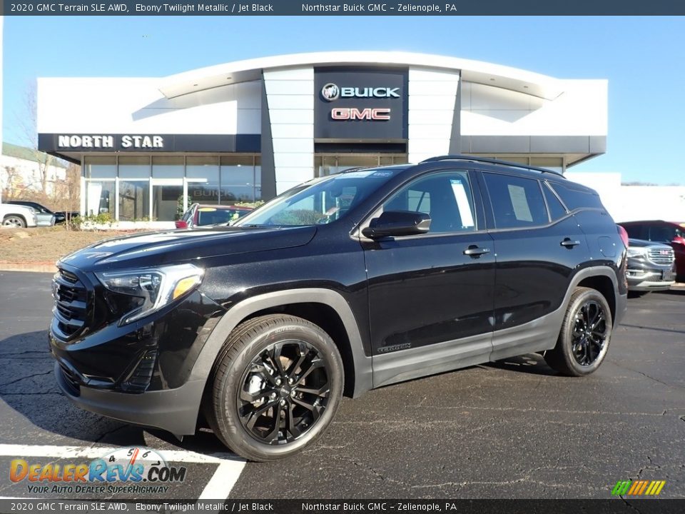 2020 GMC Terrain SLE AWD Ebony Twilight Metallic / Jet Black Photo #1