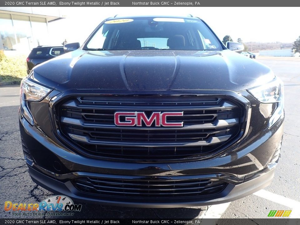 2020 GMC Terrain SLE AWD Ebony Twilight Metallic / Jet Black Photo #3