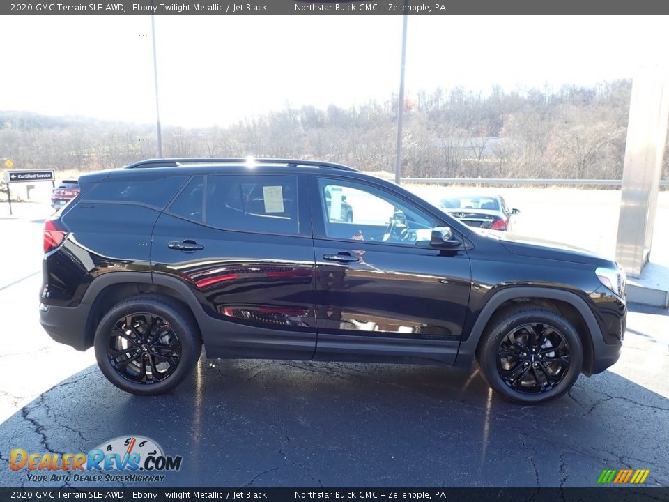 2020 GMC Terrain SLE AWD Ebony Twilight Metallic / Jet Black Photo #5