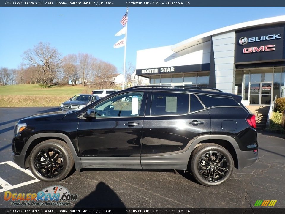 2020 GMC Terrain SLE AWD Ebony Twilight Metallic / Jet Black Photo #13