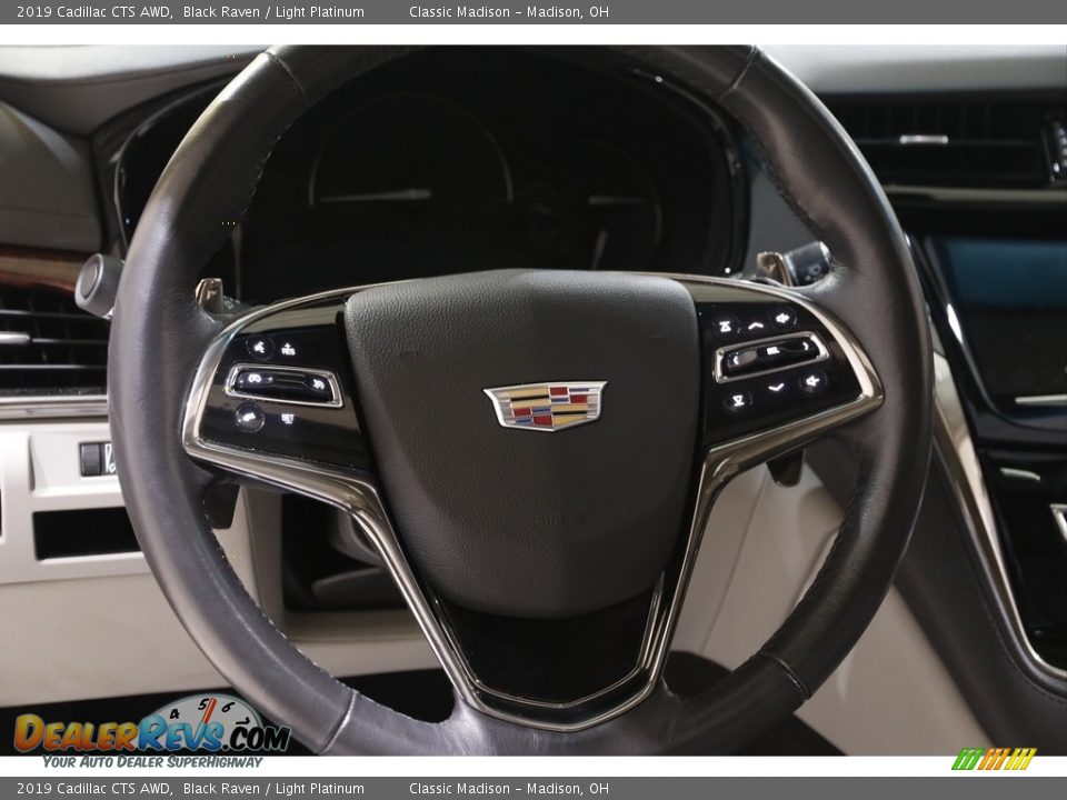 2019 Cadillac CTS AWD Black Raven / Light Platinum Photo #7