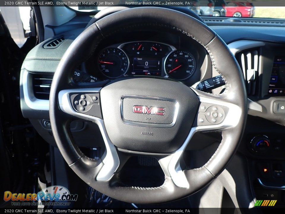 2020 GMC Terrain SLE AWD Ebony Twilight Metallic / Jet Black Photo #21