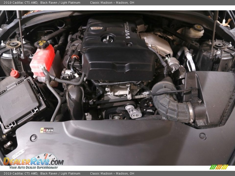 2019 Cadillac CTS AWD Black Raven / Light Platinum Photo #19