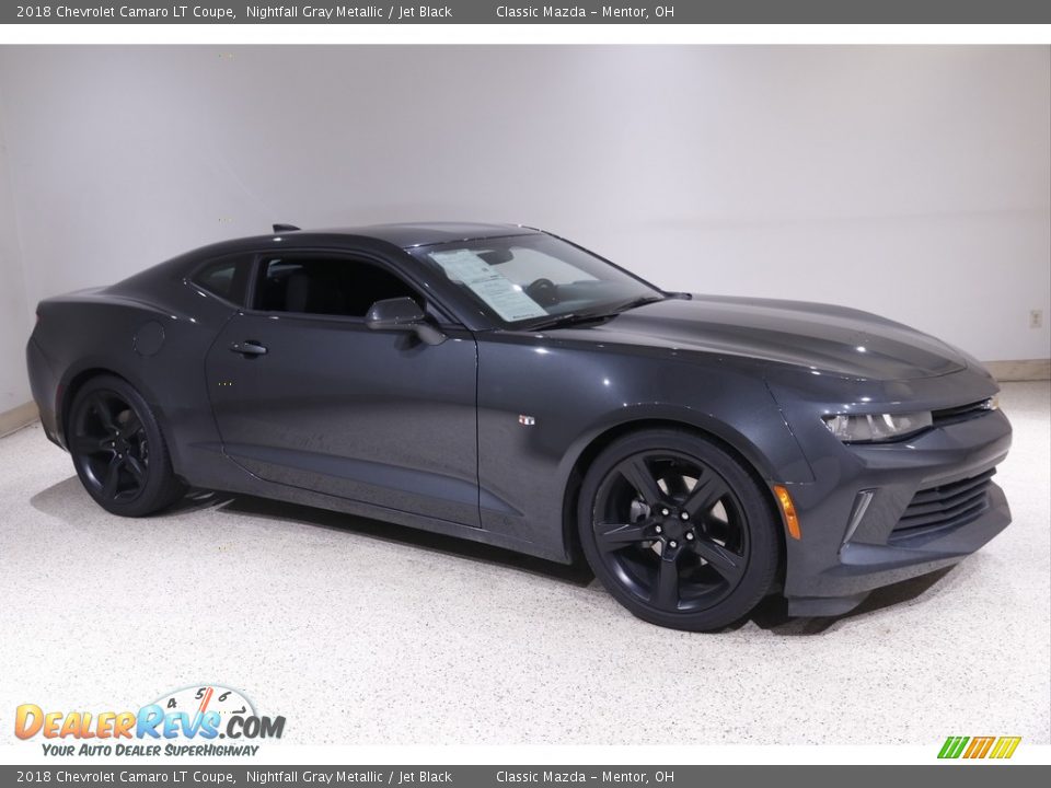 2018 Chevrolet Camaro LT Coupe Nightfall Gray Metallic / Jet Black Photo #1