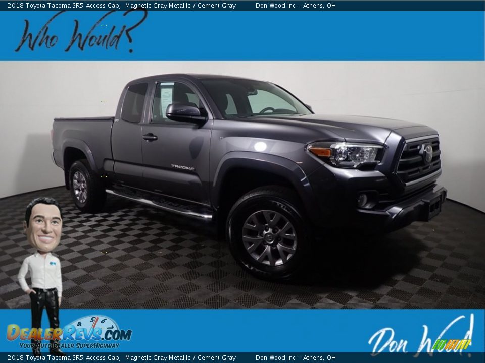 2018 Toyota Tacoma SR5 Access Cab Magnetic Gray Metallic / Cement Gray Photo #1