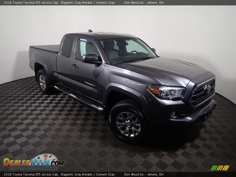2018 Toyota Tacoma SR5 Access Cab Magnetic Gray Metallic / Cement Gray Photo #3