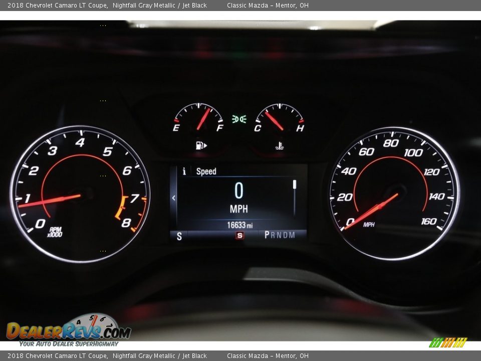 2018 Chevrolet Camaro LT Coupe Nightfall Gray Metallic / Jet Black Photo #8