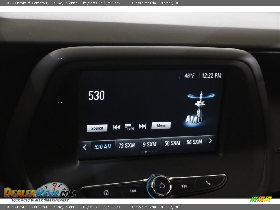 2018 Chevrolet Camaro LT Coupe Nightfall Gray Metallic / Jet Black Photo #10