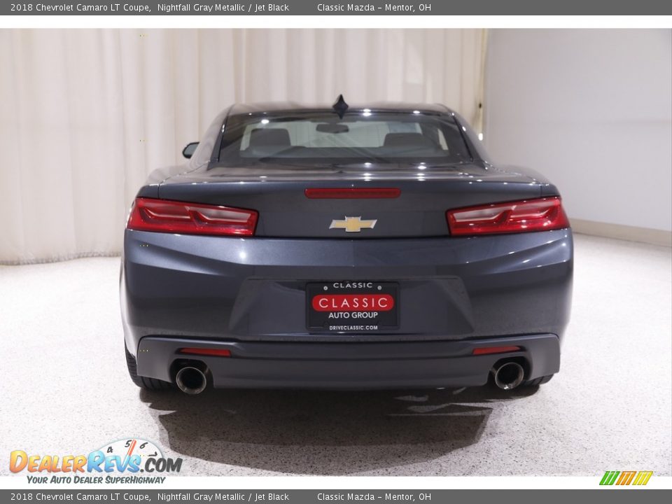 2018 Chevrolet Camaro LT Coupe Nightfall Gray Metallic / Jet Black Photo #16