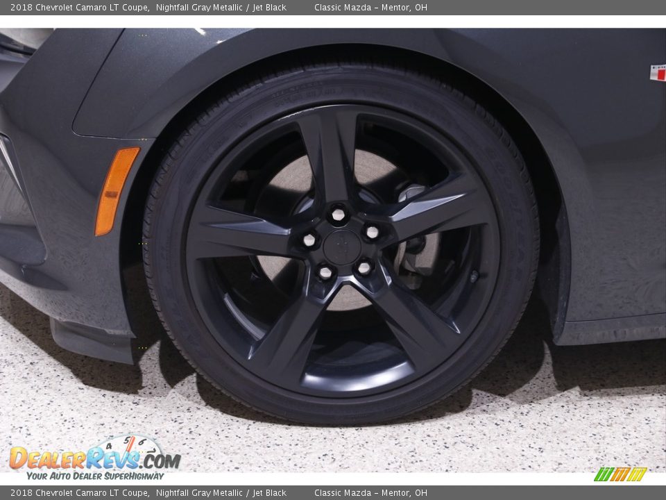 2018 Chevrolet Camaro LT Coupe Nightfall Gray Metallic / Jet Black Photo #18