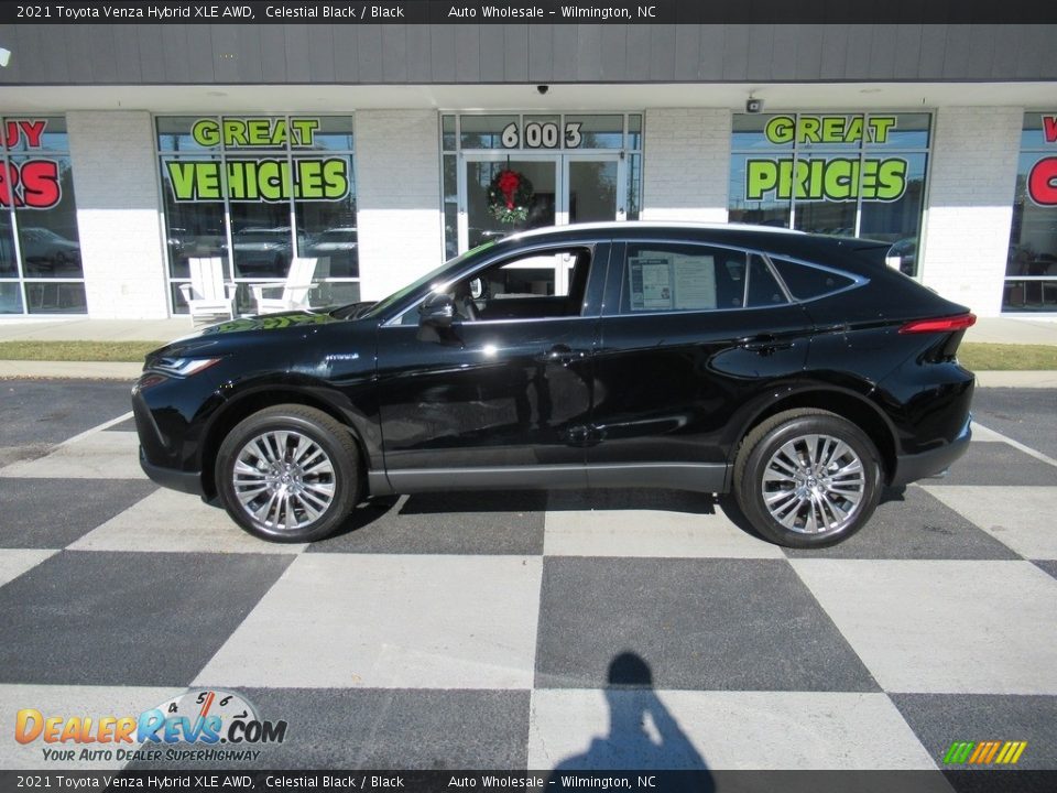 2021 Toyota Venza Hybrid XLE AWD Celestial Black / Black Photo #1