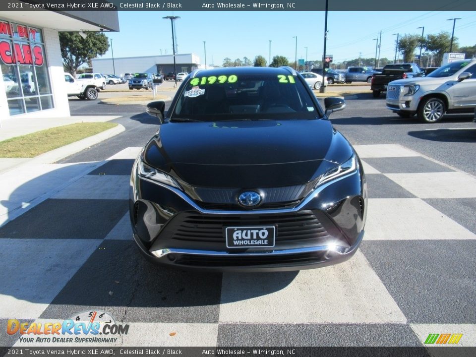 2021 Toyota Venza Hybrid XLE AWD Celestial Black / Black Photo #2