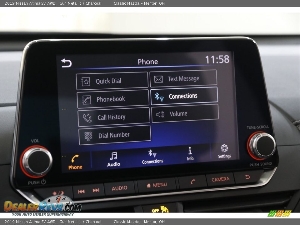 2019 Nissan Altima SV AWD Gun Metallic / Charcoal Photo #11