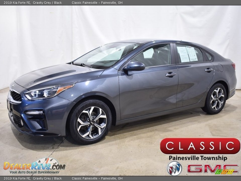 2019 Kia Forte FE Gravity Grey / Black Photo #1