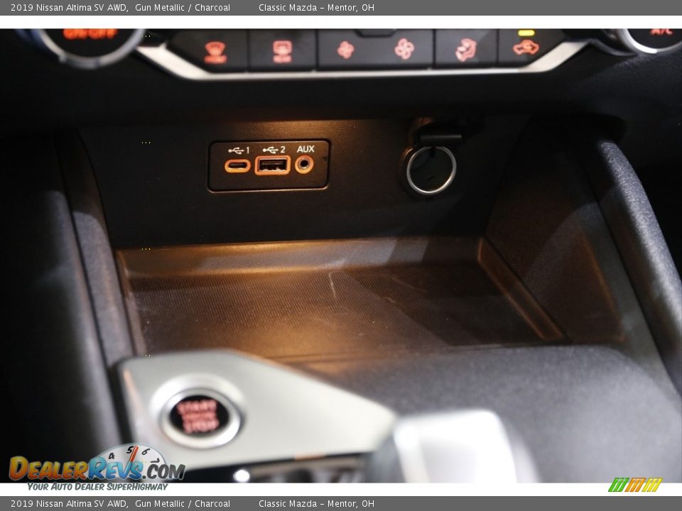 2019 Nissan Altima SV AWD Gun Metallic / Charcoal Photo #13
