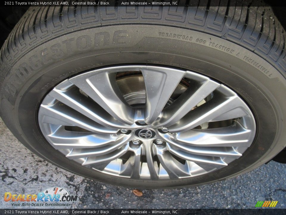 2021 Toyota Venza Hybrid XLE AWD Celestial Black / Black Photo #7