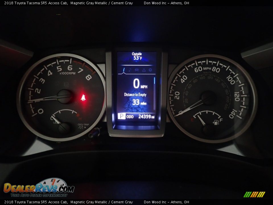 2018 Toyota Tacoma SR5 Access Cab Magnetic Gray Metallic / Cement Gray Photo #27