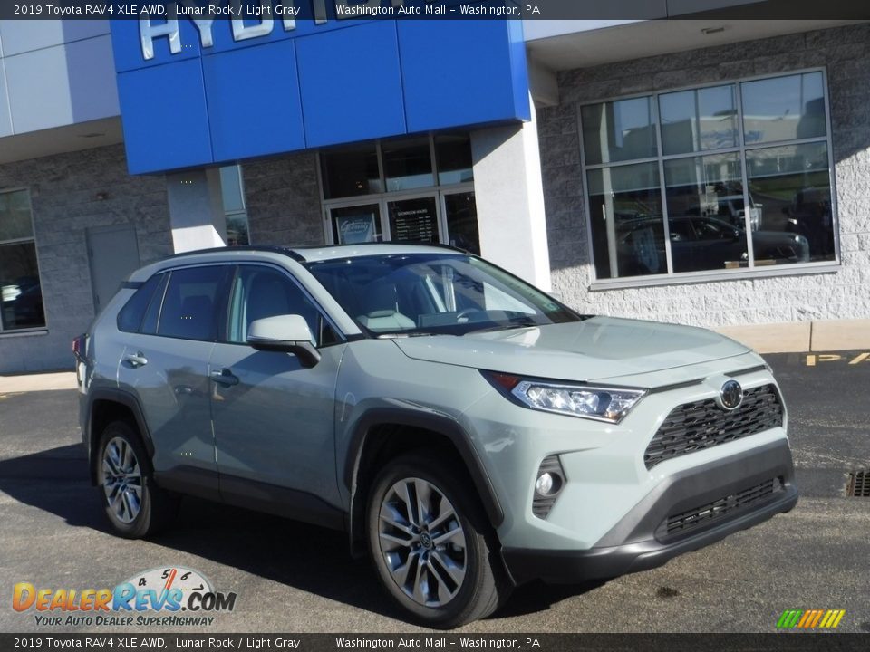 2019 Toyota RAV4 XLE AWD Lunar Rock / Light Gray Photo #1