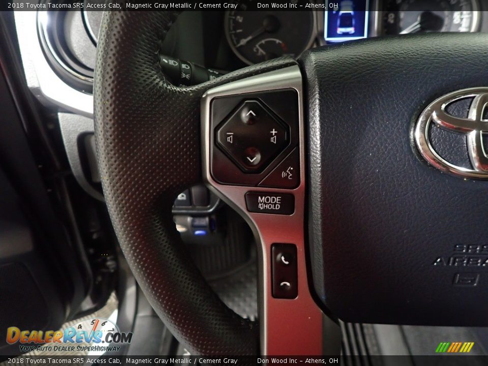 2018 Toyota Tacoma SR5 Access Cab Magnetic Gray Metallic / Cement Gray Photo #28