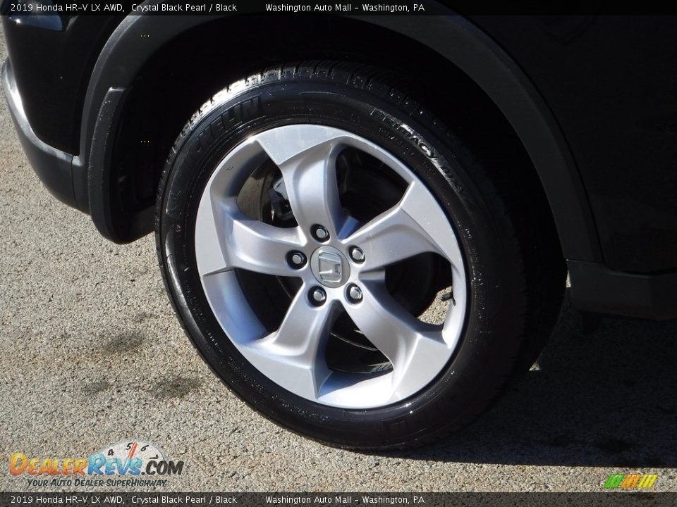 2019 Honda HR-V LX AWD Crystal Black Pearl / Black Photo #3