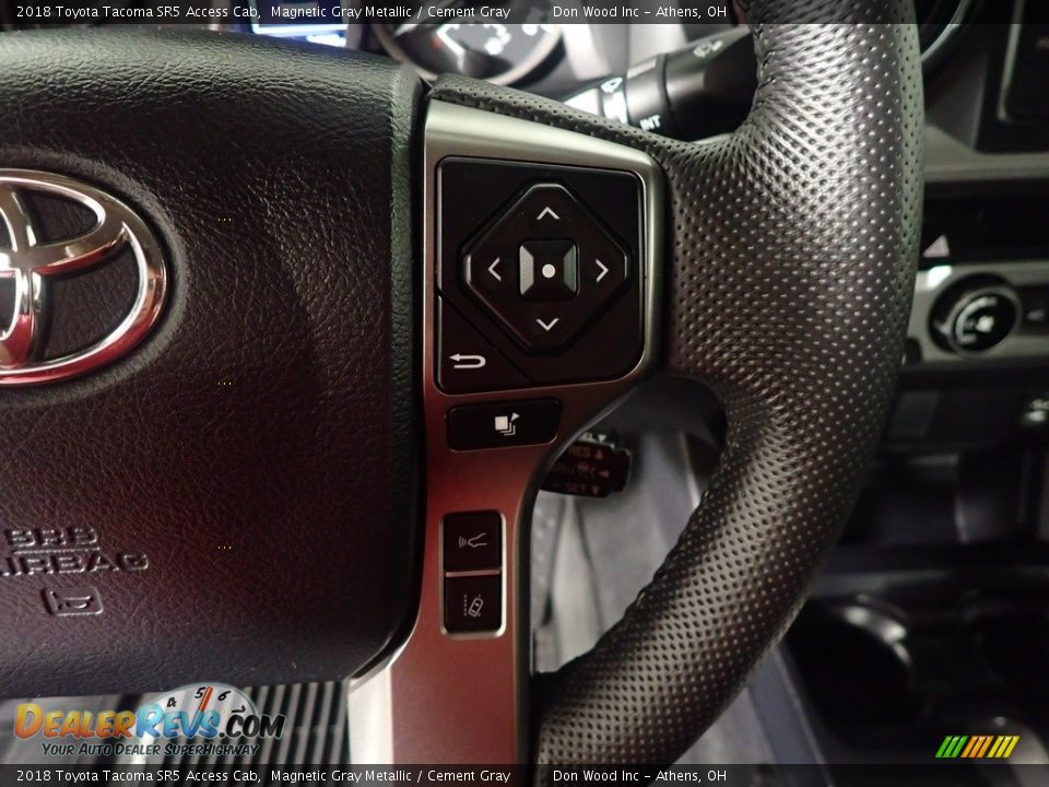 2018 Toyota Tacoma SR5 Access Cab Magnetic Gray Metallic / Cement Gray Photo #29