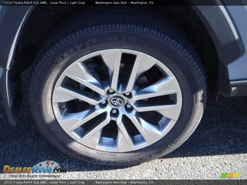 2019 Toyota RAV4 XLE AWD Lunar Rock / Light Gray Photo #4