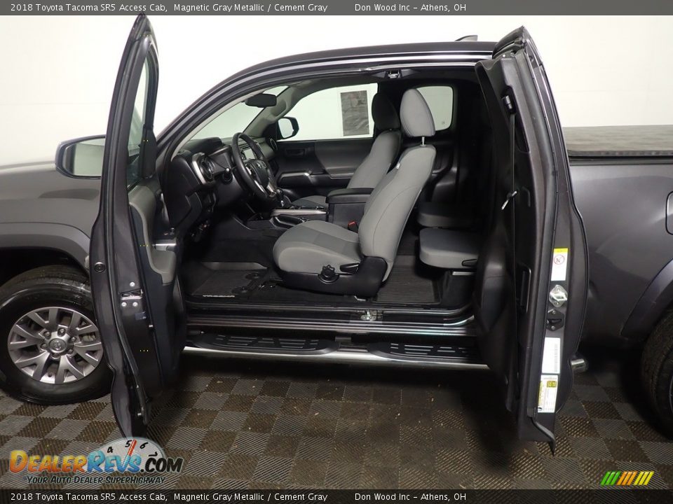 2018 Toyota Tacoma SR5 Access Cab Magnetic Gray Metallic / Cement Gray Photo #34